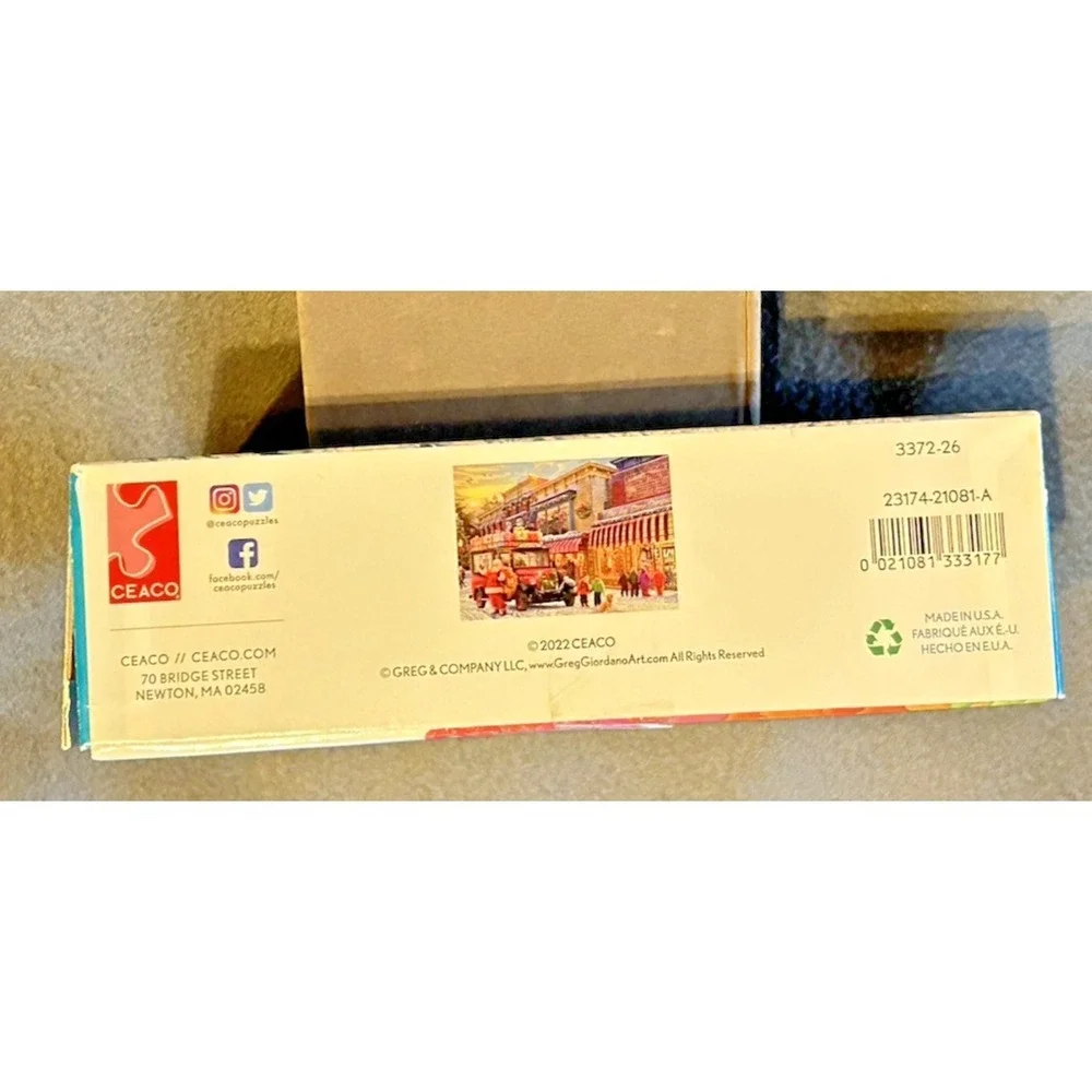 Ceaco Puzzle; Santa's Coming to Town, 1000 pcs. 3372-26 2022